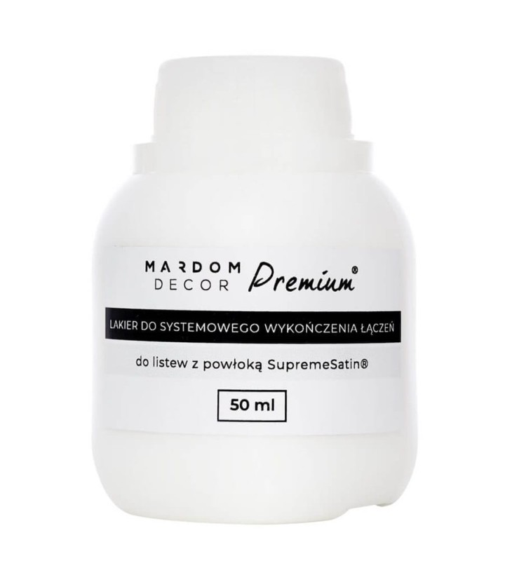 Lakier satynowy do maskowania łączeń listew przypodłogowych Mardom Premium 50ml
