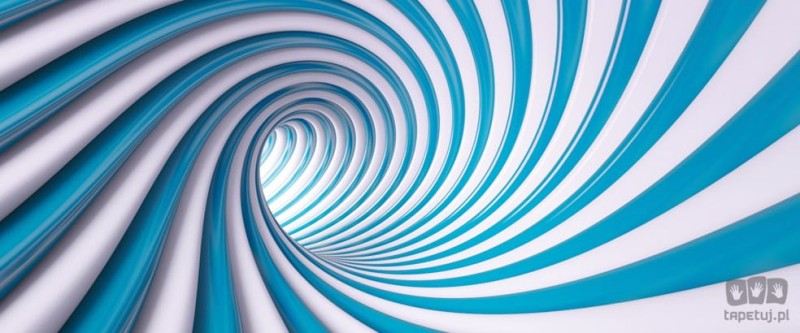 Fototapeta NIEBIESKI TUNEL 2150