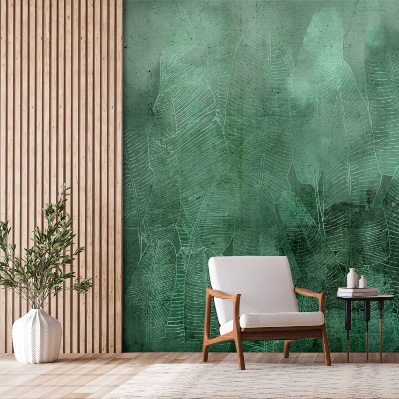 Fototapeta samoprzylepna - Zielone bananowce
