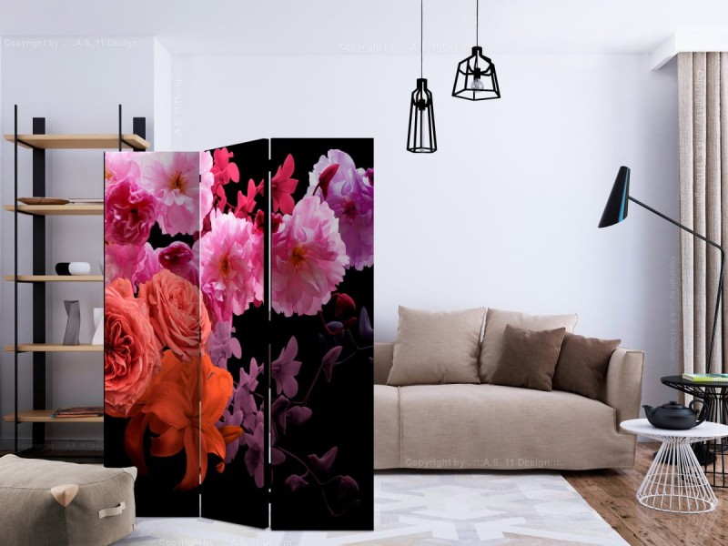 Parawan 3-częściowy - Wiosenny koktajl [Room Dividers]