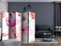 Parawan 5-częściowy - Różowe kwiaty II [Room Dividers]