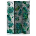 Parawan 3-częściowy - Modernistyczna dżungla [Room Dividers]