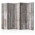 Parawan 5-częściowy - Skandynawskie drewno II [Room Dividers]