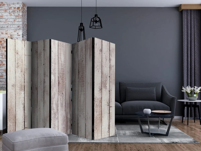 Parawan 5-częściowy - Wykwintne drewno II [Room Dividers]