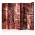 Parawan 5-częściowy - Purpurowe drewno II [Room Dividers]