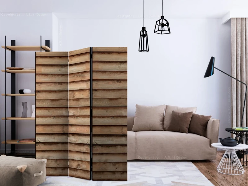 Parawan 3-częściowy - Pustynny równoleżnik [Room Dividers]