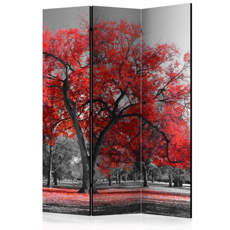 Parawan 3-częściowy - Jesień w parku [Room Dividers]