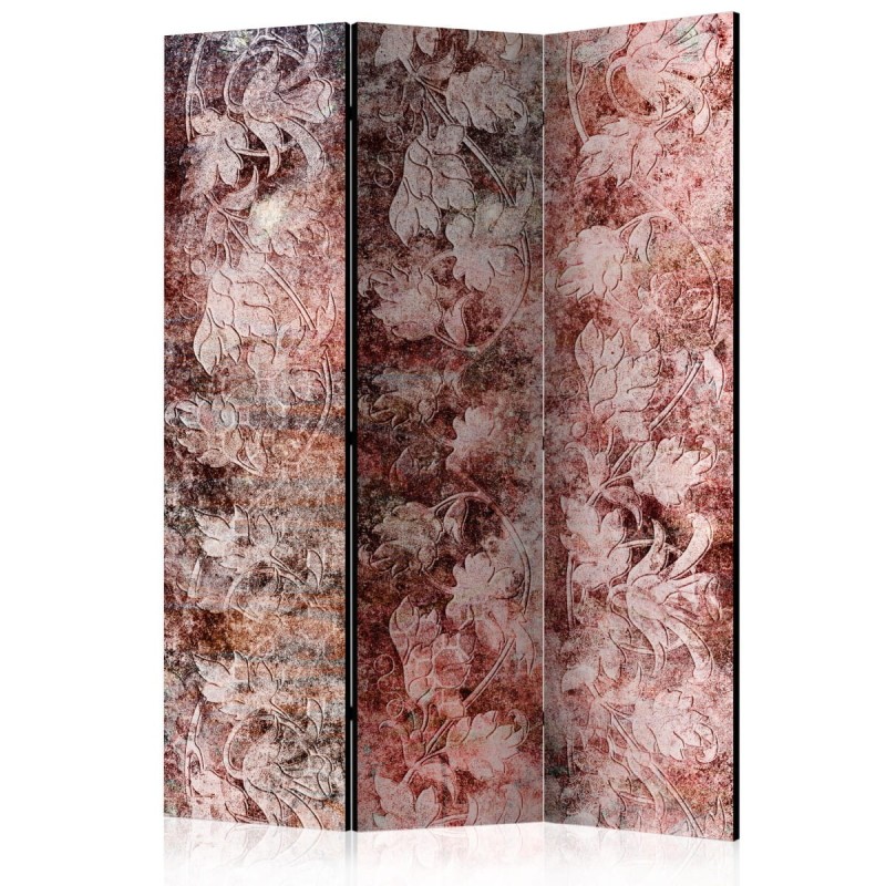 Parawan 3-częściowy - Koralowy bukiet [Room Dividers]
