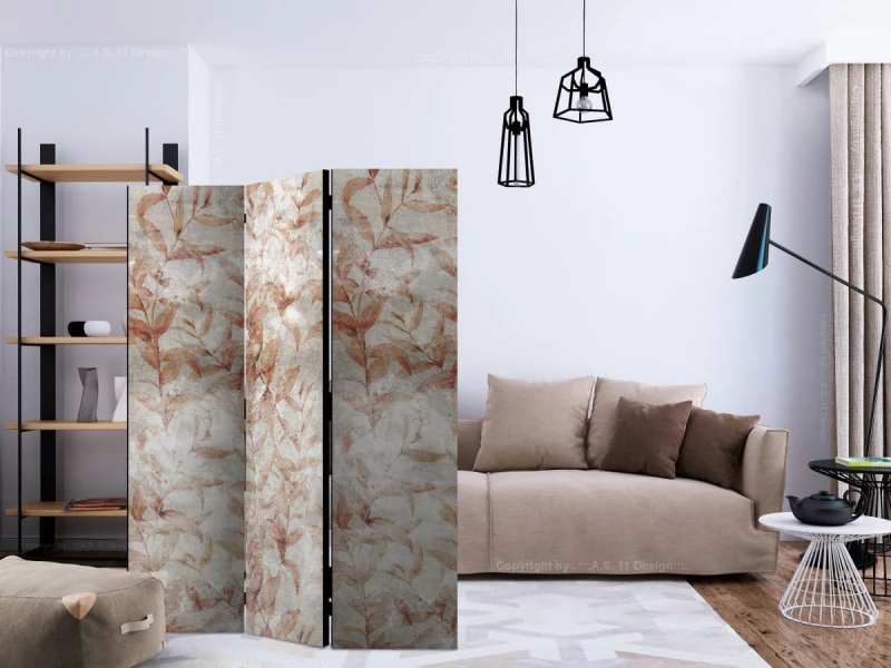 Parawan 3-częściowy - Rzymskie rośliny [Room Dividers]