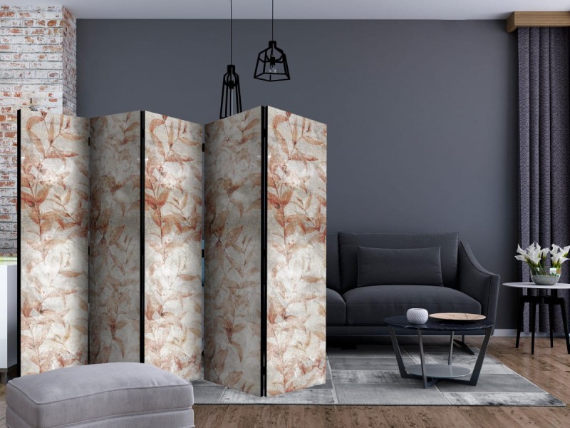 Parawan 5-częściowy - Rzymskie rośliny II [Room Dividers]