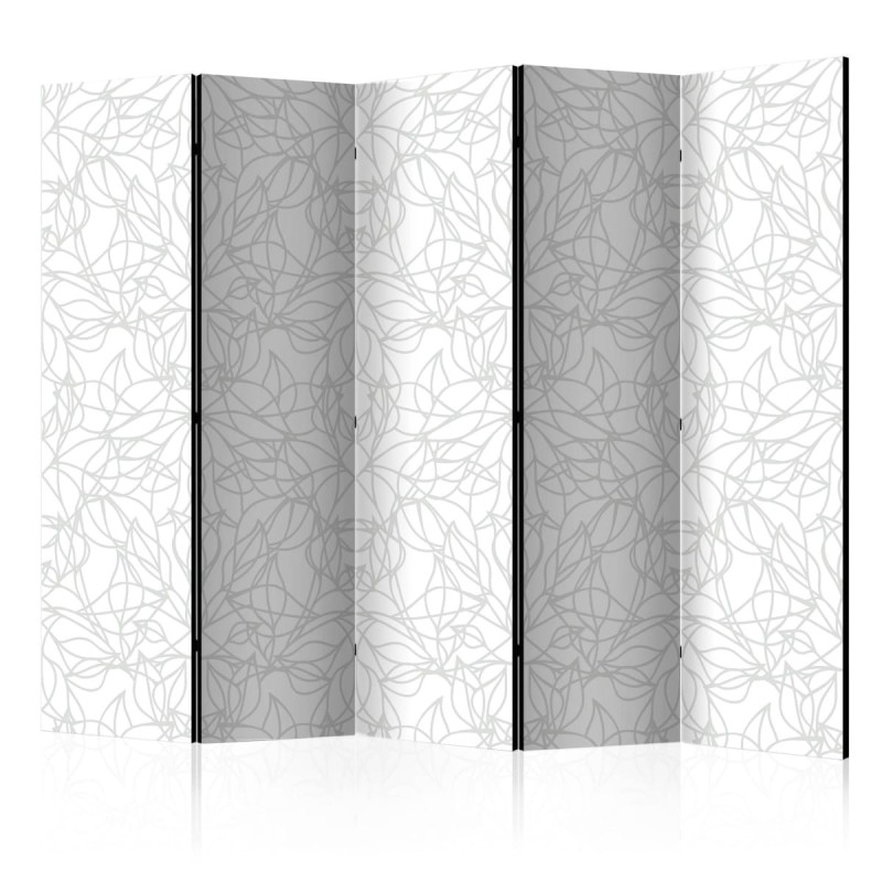 Parawan 5-częściowy - Roślinna plątanina II [Room Dividers]