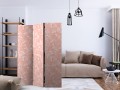 Parawan 3-częściowy - Koralowa arabeska [Room Dividers]