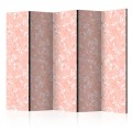Parawan 5-częściowy - Koralowa arabeska II [Room Dividers]