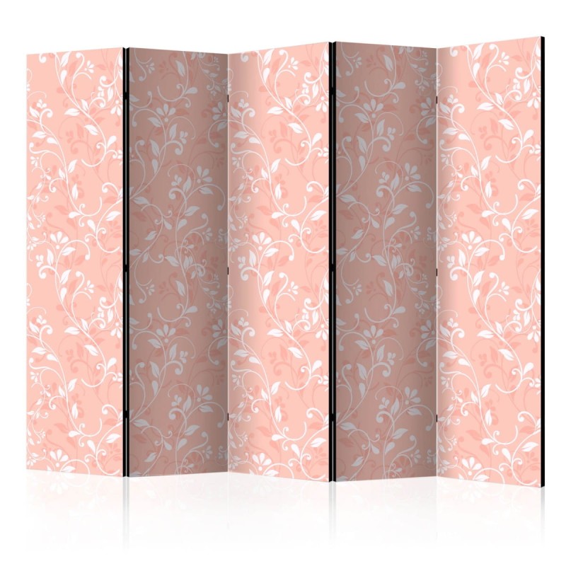 Parawan 5-częściowy - Koralowa arabeska II [Room Dividers]