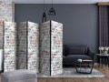 Parawan 5-częściowy - Palmowa ściana II [Room Dividers]