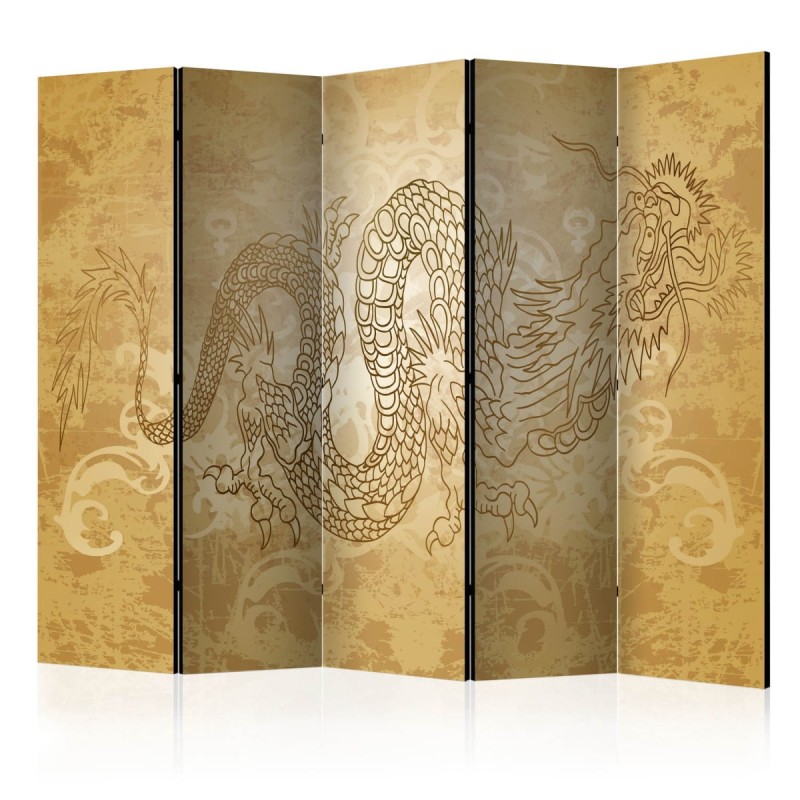 Parawan 5-częściowy - Smok II [Room Dividers]