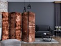 Parawan 5-częściowy - Brązowy beton II [Room Dividers]
