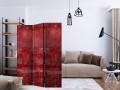 Parawan 3-częściowy - Karminowy koncert [Room Dividers]