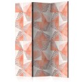 Parawan 3-częściowy - Geometria wiosny [Room Dividers]