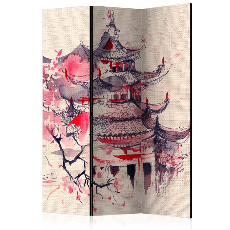 Parawan 3-częściowy - Dom Szoguna [Room Dividers]