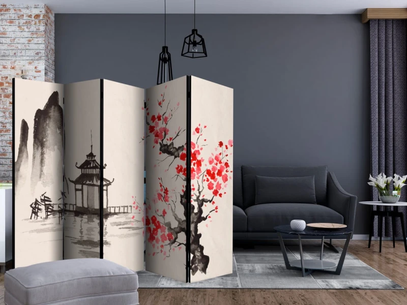 Parawan 5-częściowy - Budka senseia II [Room Dividers]