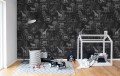 Fototapeta czarno biała z egzotycznymi zwierzętami