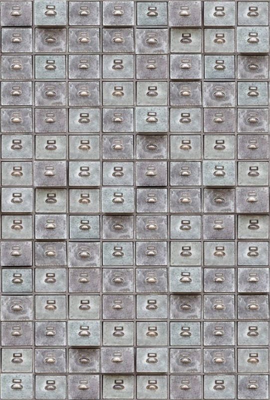 Fototapeta z motywem archiwum, szuflad