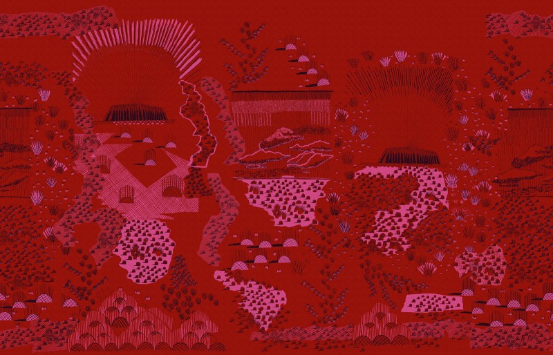 Fototapeta pustynia skały Ayers Rock czerwona