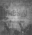 Fototapeta szara z napisami i graffiti