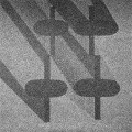 Fototapeta abstrakcja wzór z małych kropek grafitowa