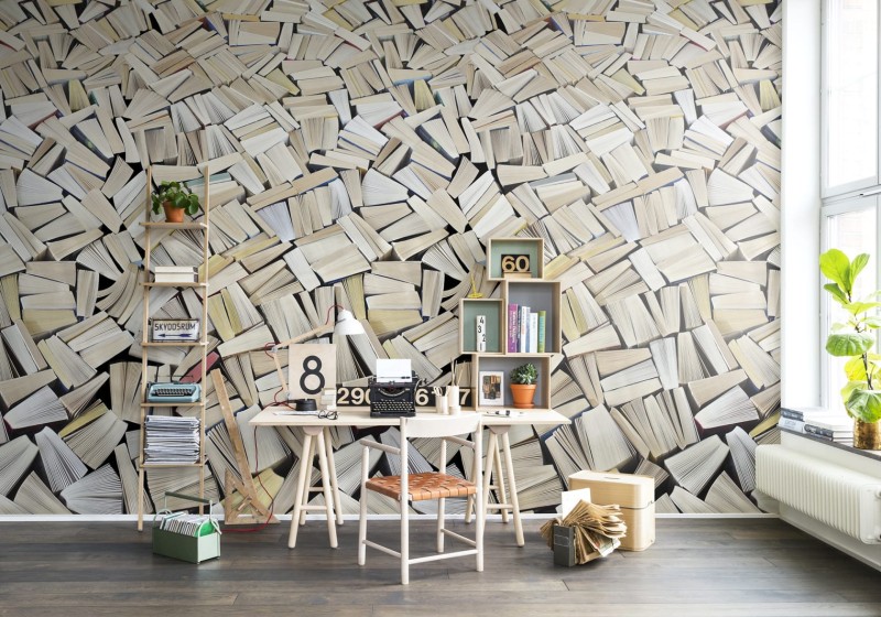 Fototapeta książki, mała biblioteczka