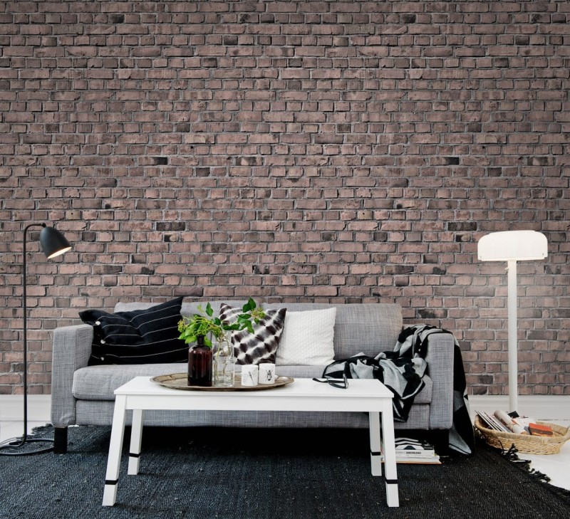 Fototapeta przypominająca mur ze starej cegły
