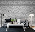 Fototapeta przypominająca mur z białej cegły