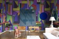Fototapeta geometryczna kolorowa efekt 3D