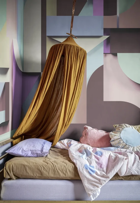 Fototapeta geometryczna pastelowa efekt 3D