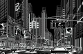 Fototapeta komiksowe miasto Nowy Jork