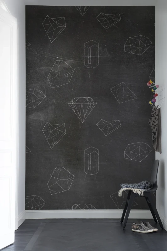 Fototapeta tablicowa z figurami geometrycznymi