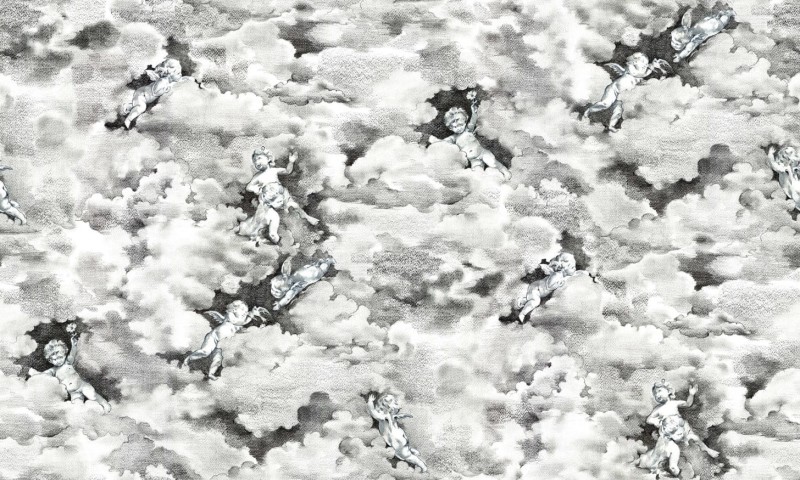 Fototapeta anioły, cherubini wśród chmur