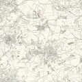 Fototapeta narysowana graficznie mapa Londynu