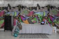 Fototapeta kolorowa ściana z graffiti