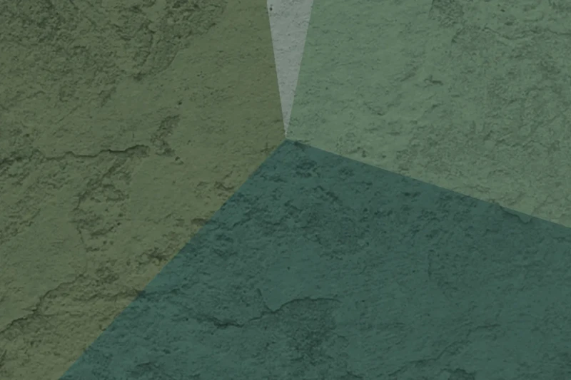Fototapeta geometryczna trójkąty w odcieniach zieleni