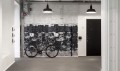 Fototapeta dwu kolorowy mur z cegły