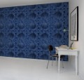 Fototapeta z geometrycznym wzorem przypominającym jeans