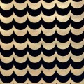 Czarno-złota tapeta z geometrycznym wzorem