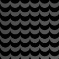 Szaro-czarna tapeta z geometrycznym wzorem