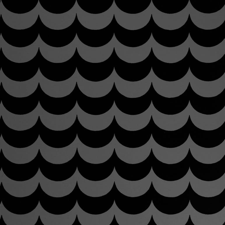 Szaro-czarna tapeta z geometrycznym wzorem