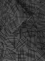 Szara tapeta z abstrakcyjnym linearnym wzorem z weluru