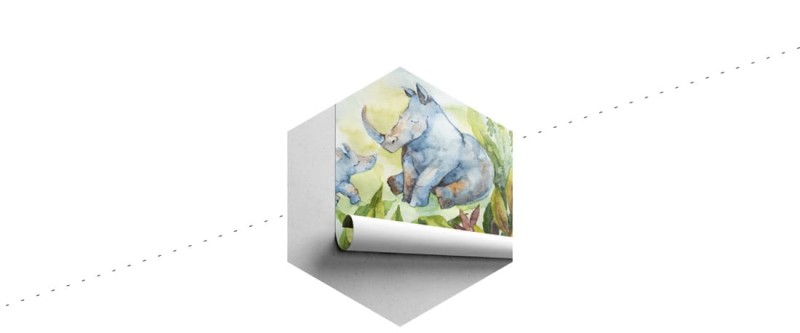 Fototapeta dla dzieci – Nosorożce