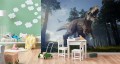 Fototapeta Tyranozaur w lesie