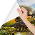 Fototapeta Realistyczne dinozaury nad rzeką